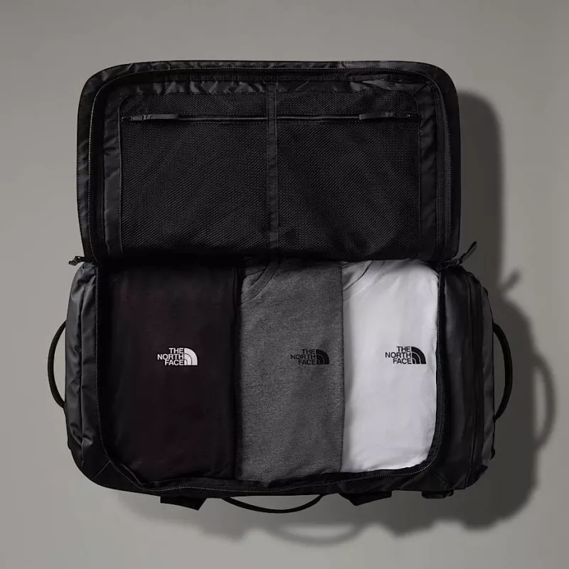 Ceļojumu soma The North Face Base Camp Voyager Duffel 62 - tnf melna/pelēka