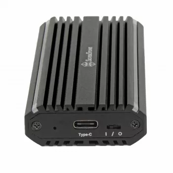 Ārējais SSD korpuss Silverstone MS13 Melns M.2 PCIe 3.0 10 Gbit/s