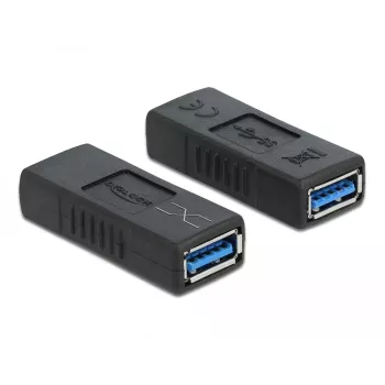 USB 3.0 Adapteris Type-A sievišķais uz Type-A sievišķais krustotais DeLOCK 66641