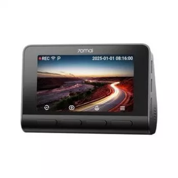 70mai A810S 4K Ultra HD auto reģistrators, 3840×2160, 146° skata leņķis, 3 collu IPS, Wi‑Fi 6, GPS, MicroSD līdz 512 GB, cigarešu šķiltavas barošana