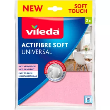 Vileda ACTIFIBRE Soft Universāla mīksta lupatiņa 2 gab.