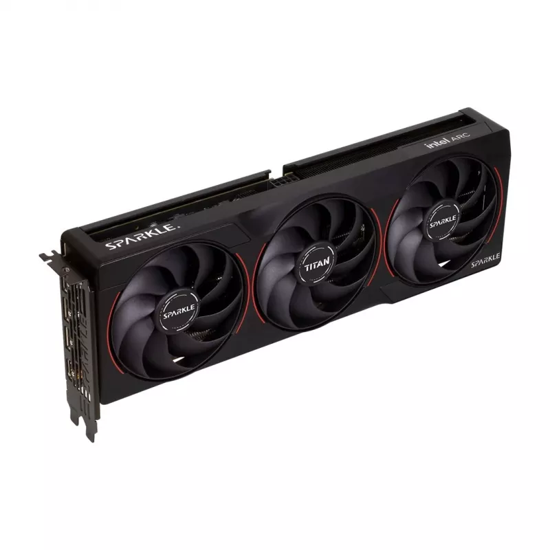 Grafikas karte Sparkle Arc B580 TITAN Nox OC 12GB GDDR6, 192-bit, 2740 MHz, PCIe 4.0 x8, 3xDP2.1+1xHDMI2.1, 200W