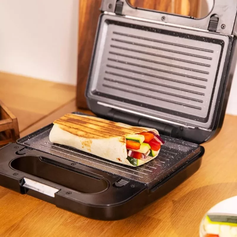 Cecotec Sandwich Maker Rock’nToast 4in1 1000 W 4 plāksnes Melns