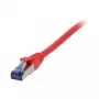 Savienojuma kabelis RJ45 - CAT6A 500MHz - 0,15m - sarkans - S-STP (S/FTP) - TPE/LSZH (Superflex) - AWG26 - Synergy
