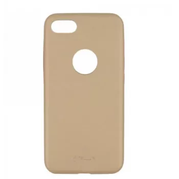 Tellur Slim ādas maciņš iPhone 8 — Zelts