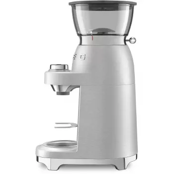SMEG kafijas dzirnaviņas 50. gadu stils CGF02SSEU *Sudrabs*