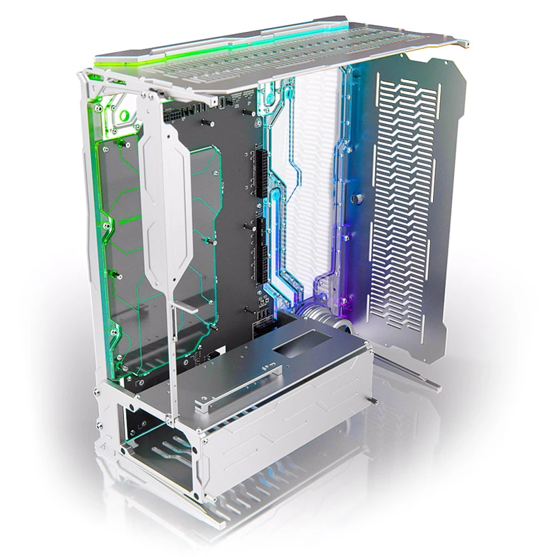 Singularity Computers Spectre Integra-M Elite datora korpuss, sudraba