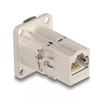 DeLOCK 67062 D-Type RJ45 Cat.6A STP iebūvējamais savienotājs, metāls