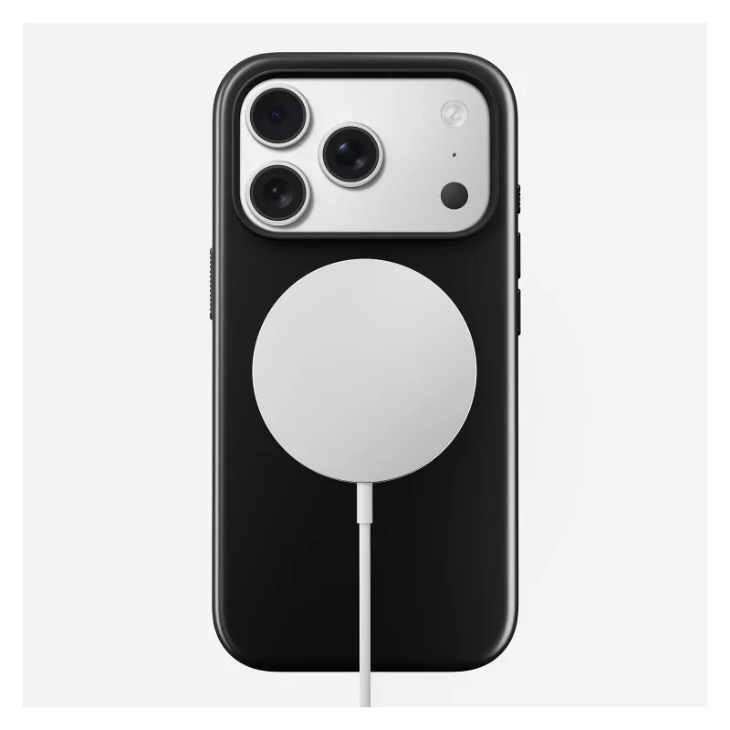 Mobilā telefona maciņš Nomad NM014001858 Apple iPhone 17 Pro, 16 cm (6,3 collu) ekrānam, Melns