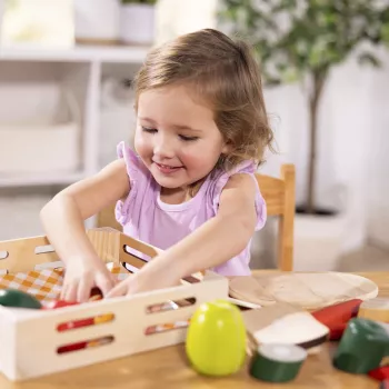 Melissa & Doug Cutting Fun Set Virtuves Komplekts