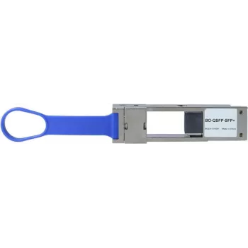 Dell EMC saderīgs QSA-Q28-S28 BlueOptics BO-QSFP28-SFP28 100 Gigabit QSFP28 uz SFP28 pārveidotājs, slots SFP28 raiduztvērējam, atbalsta daudzmodu un vienmodu šķiedru, 0°C/+70°C