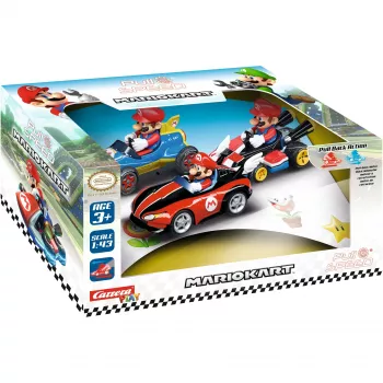 Transportlīdzekļu komplekts Mario Kart 3pack pull&speed