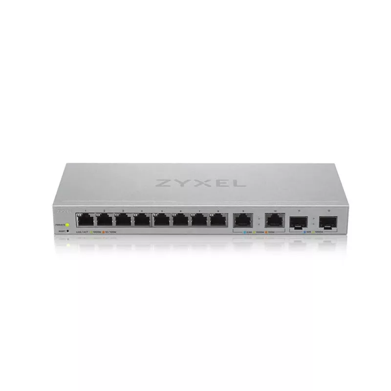 Zyxel XGS1210-12 pārvaldāms tīkla slēdzis Gigabit Ethernet (10/100/1000) Pelēks