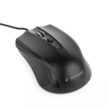 Gembird MUS-4B-01 pele, ambidekstrāla, USB Type-A, optiskā, 1200 DPI