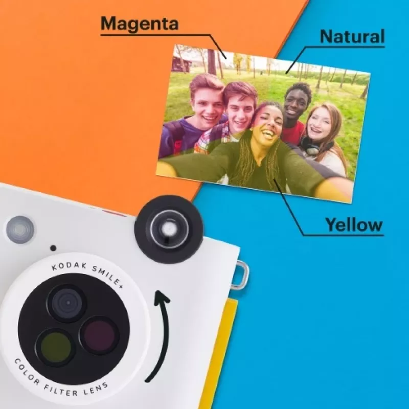 Kodak SMILE+ Momentāno fotogrāfiju kamera, 2x3'', balta