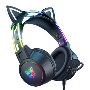 Galvas austiņas Onikuma X15 PRO Gaming Cat Black