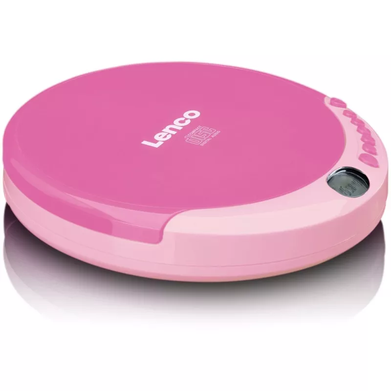 Pārnēsājams CD atskaņotājs Lenco CD-011 Rozā