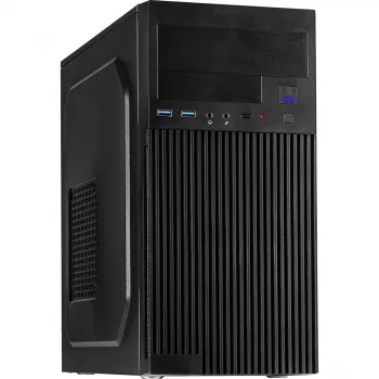 Datora korpuss INTER-TECH IT-6521 Straight, ATX, Melns