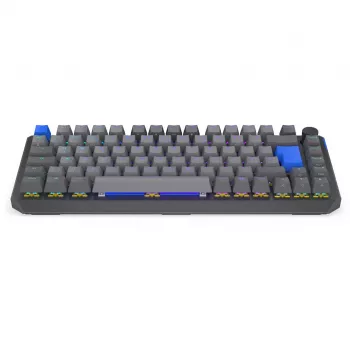 Kompakta 75% bezvadu mehāniskā tastatūra ENDORFY Thock V2 ar dzelteniem slēdžiem, DE izkārtojums