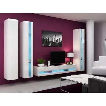 Cama plauktu bloks VIGO NEW 180/40/30 balts/balts spīdums