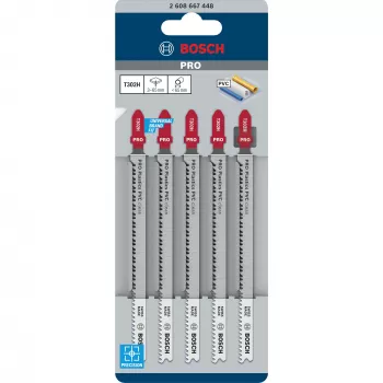 Bosch T 302 H zāģa asmens caurulēm, plastmasas profiliem 2.3 mm zobu solis