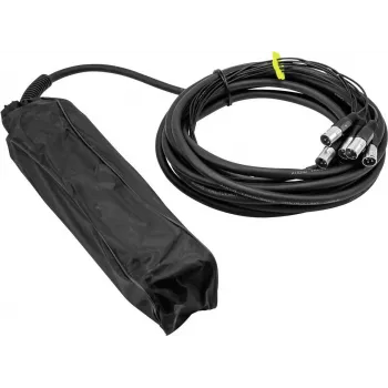 Omnitronic MUS-610 audio snake 10 m ar 6 collu savienotājiem