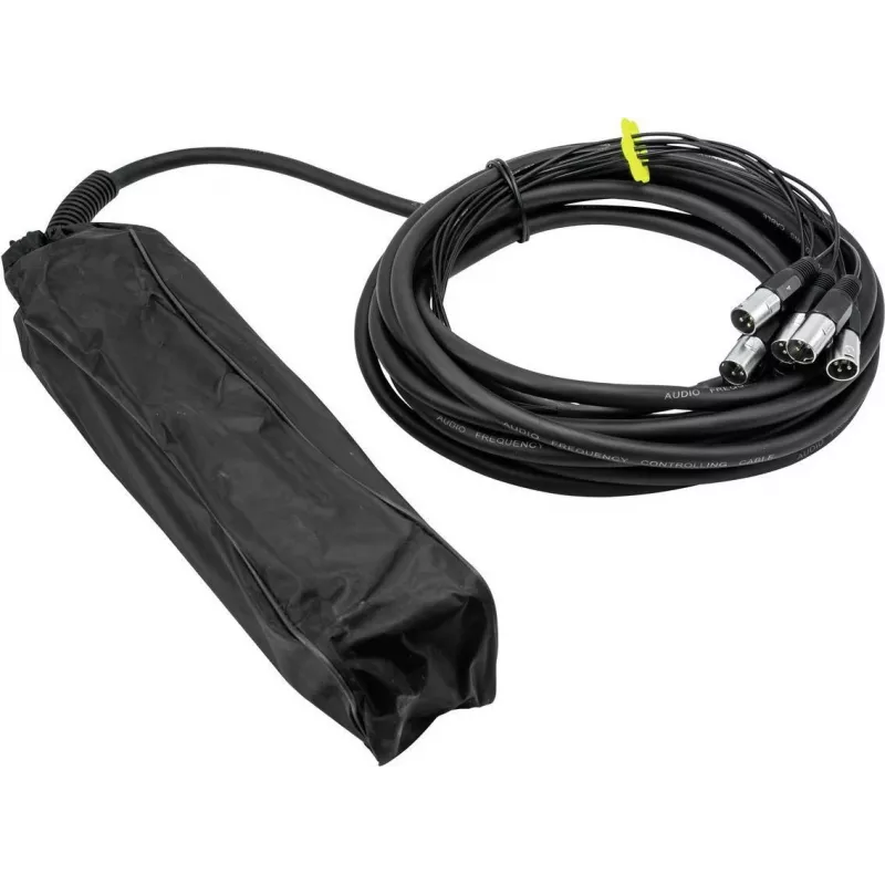 Omnitronic MUS-610 audio snake 10 m ar 6 collu savienotājiem