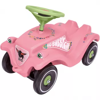 Bobby-Car-Classic Flower, Rutscher rozā/gaiši zaļš