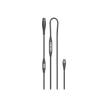 Savienojuma kabelis Beyerdynamic Pro X Lightning — Apple Lightning uz 3.5 mm digitālais audio kabelis, melns