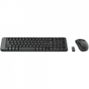 Logitech Wireless Desktop MK220 RU — bezvadu tastatūras un peles komplekts
