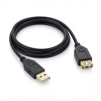 USB 2.0 pagarinātājkabelis A-A sievišķais/vīrišķais 3m VALUE