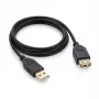 USB 2.0 pagarinātājkabelis A-A sievišķais/vīrišķais 3m VALUE
