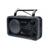 Muse M-06DS 2-joslu pārnēsājamais radio, AUX ieeja, pelēks