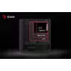 Datora korpuss Savio Noctis Glass RGB Cube, ATX/Micro-ATX/Mini-ITX, rūdīta stikla priekšpuse, RGB ventilatori, melns