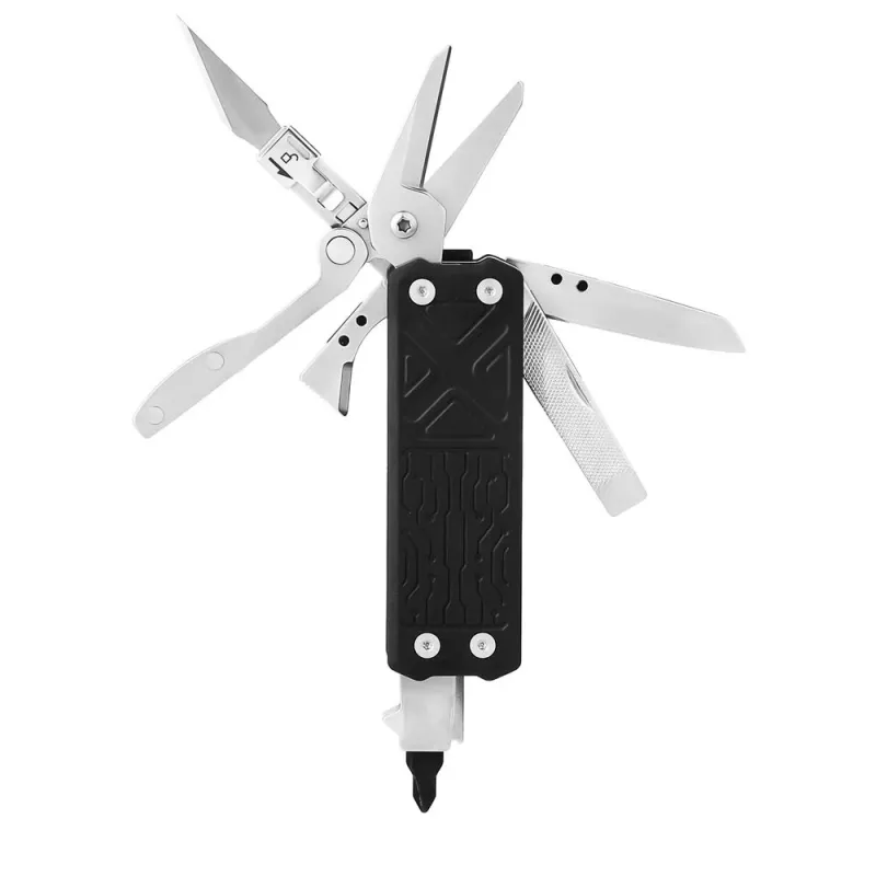 Multirīks Nextool E1 10-in-1 kabatas multirīks, melna, salokāms nazis, 94 g, salocīta 7,9 cm