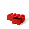 Room Copenhagen LEGO Brick Drawer 8 Sarkanā (40061730)