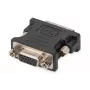 Assmann DVI adapteris DVI(24+5) - HD15 vīriešu/sieviešu, DVI-I dual link, melns (AK-320504-000-S)