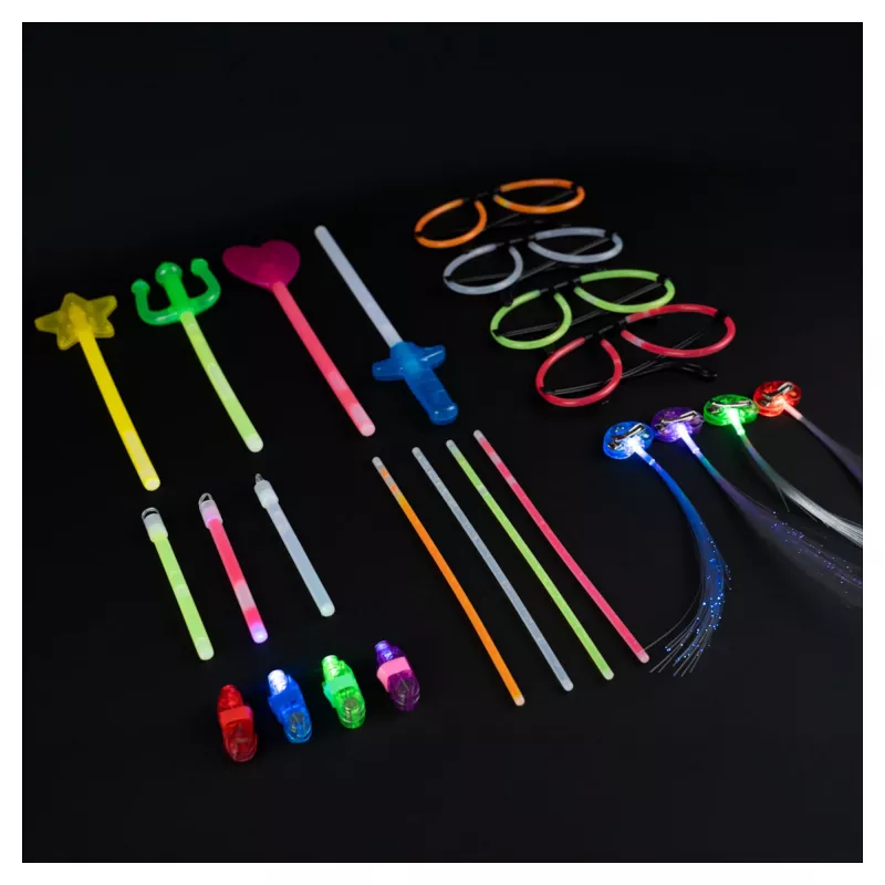 RealPower 486256 Glow Sticks Party Box, 108 gab.