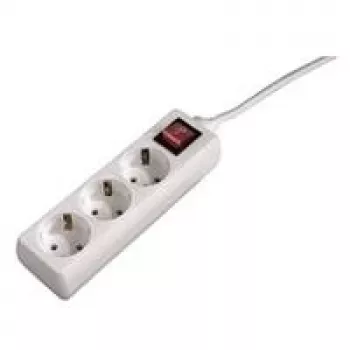 Hama 00108815 pārsprieguma aizsargs Balts 3 AC kontaktligzdas 230 V 5 m