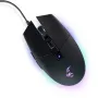Gaming pele MediaRange MRGS202 — labā roka, optiskā, 4000 DPI, 6 pogas, USB Type-A, melna