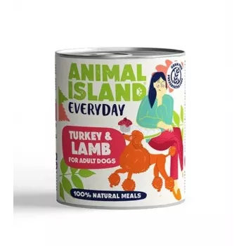 ANIMAL ISLAND Everyday Turcija un jērs - mitrā suņu barība - 800g