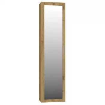 Top e Shop DUO SZAFKA ARTISAN – ozolkoka rāmis, 2 plaukti, 1 durvis, 500×350×1800 mm