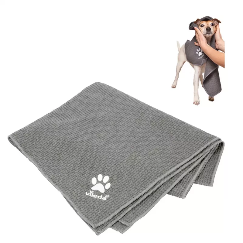 VILEDA Pet Wipes 172650 450x700 mm, poliestera, mazgājams, pelēks