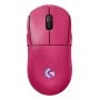 Logitech G PRO 2 - Spēļu pele - optiskā - 8 pogas - Bezvadu, vadu - 2,4 GHz, USB - USB Logitech LIGHTSPEED uztvērējs - rozā (910-007310)