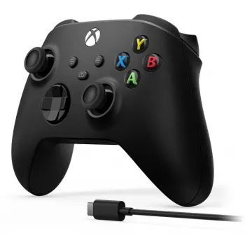Microsoft EP2-29944 Gaming Controller Melns Bluetooth/USB Spēļu Pults Ar Digitālo/Analogo Vadību Android, PC, Xbox One, Xbox Series S, Xbox Series X, iOS