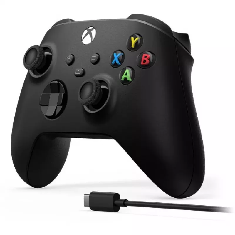 Microsoft EP2-29944 Gaming Controller Melns Bluetooth/USB Spēļu Pults Ar Digitālo/Analogo Vadību Android, PC, Xbox One, Xbox Series S, Xbox Series X, iOS