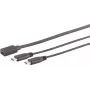 USB kabelis S/CONN 13-20020 USB 2.0 0.3 m USB-C 2 x USB-C Melns