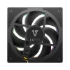 Datora korpusa ventilators MODECOM VOLCANO LOOP 120 ARGB Reverse Fan Melns 120 mm PWM 400–1400 RPM ARGB savienotājs