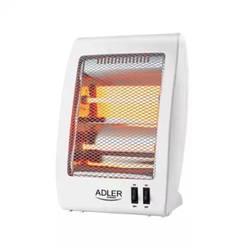 Adler AD 7709 Halogēna sildītājs | 800 W | 2 jaudas līmeņi | Balts