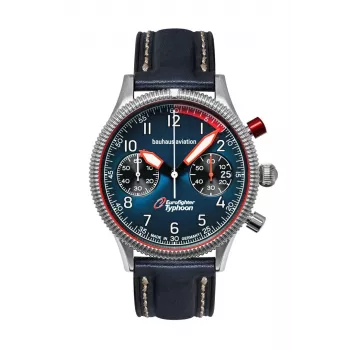 Rokas pulkstenis Bauhaus Aviation Eurofighter 25763, 41 mm nerūsējošā tērauda korpuss, kvarca kustība